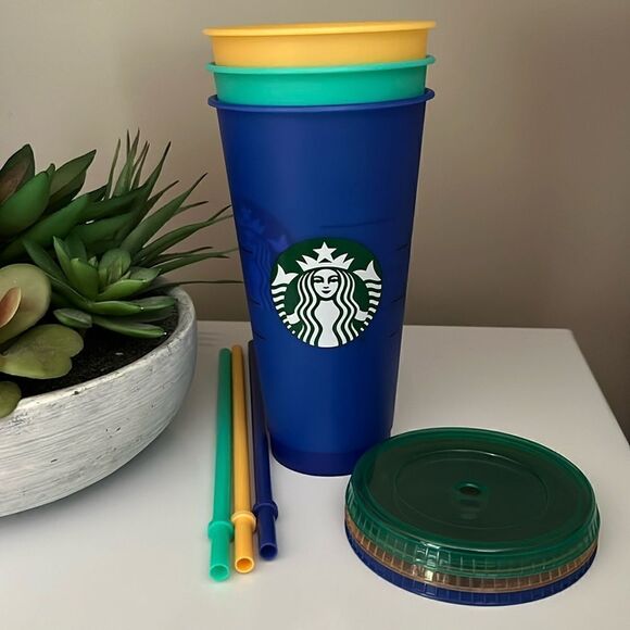 STARBUCKS 24 OZ COLOR - CHANGING CUPS - Picture 1 of 4
